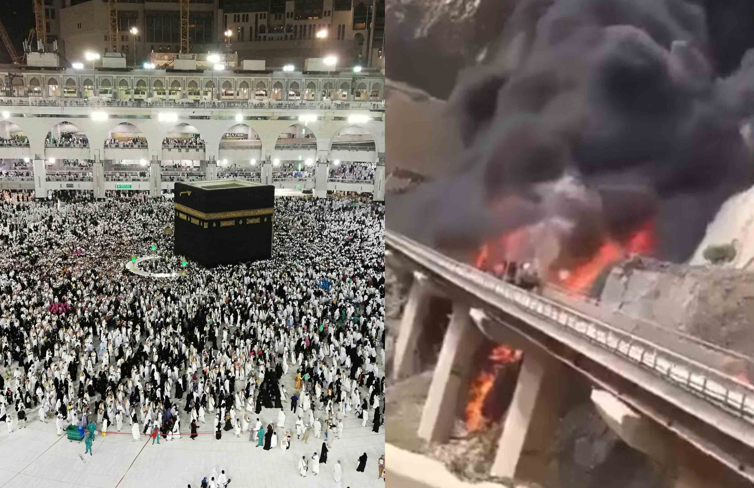 সৌদিতে বাস ও  ট্যাঙ্কারের সং*ঘ*র্ষে ৪২ ওমরাহযাত্রীর মৃ*ত্যু