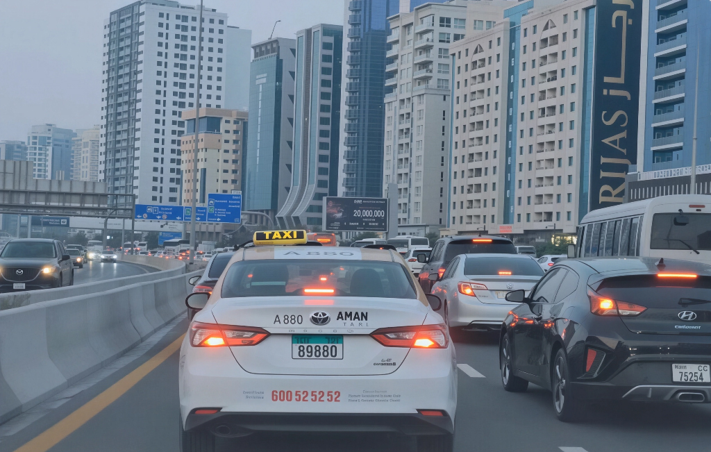 দুবাই ও শারজায় দু*র্ঘটনা ও তীব্র ট্র্যাফিক জ্যামে যাতায়াত ব্যাহত