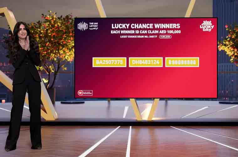আমিরাত লটারিতে ৩ জন জিতলেন ৩ লক্ষ দিরহাম