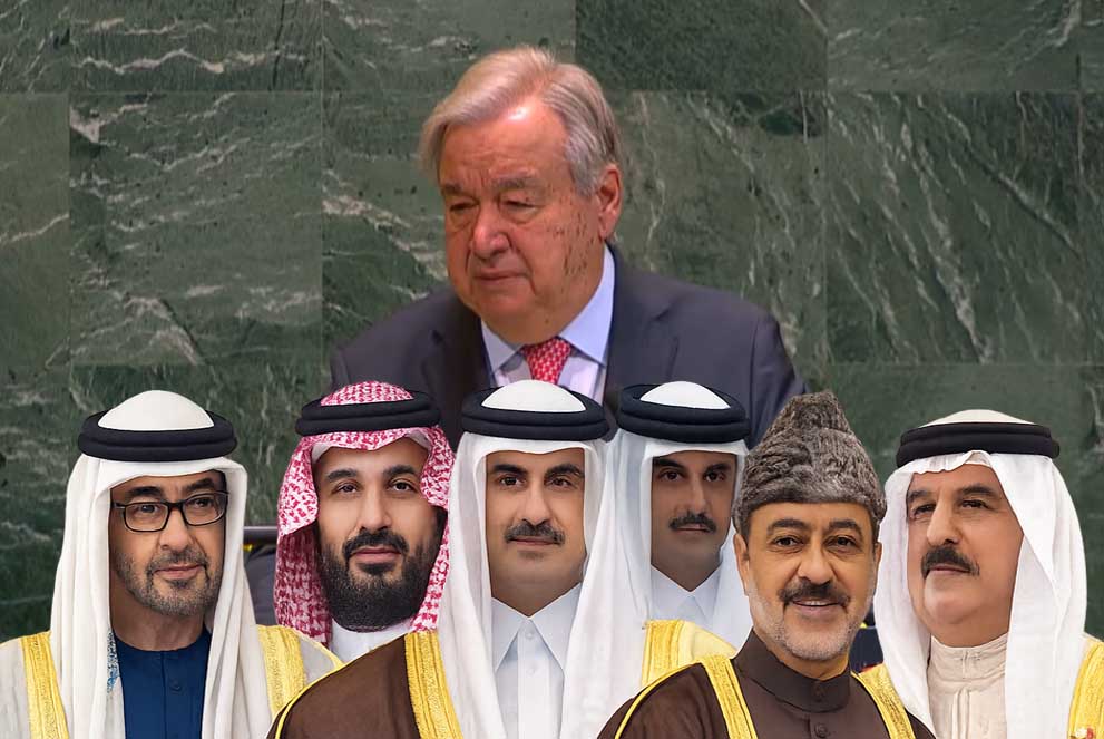 আমিরাত, সৌদি, কাতার, কুয়েত, ওমান ও বাহরাইনে হা*ম*লা*র জন্য ইরানের কাছে ক্ষতিপূরণ চেয়েছে জাতিসংঘ